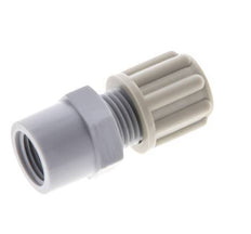6x4mm & G1/8'' PA Straight Compression Fitting with Female Threads 10 bar [5 Pieces]