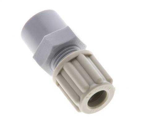 6x4mm & G1/8'' PA Straight Compression Fitting with Female Threads 10 bar [5 Pieces]