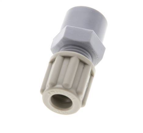 6x4mm & G1/8'' PA Straight Compression Fitting with Female Threads 10 bar [5 Pieces]