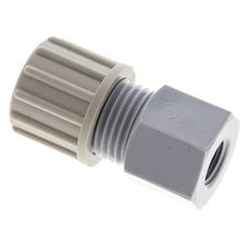 10x8mm & G1/8'' PA Straight Compression Fitting with Female Threads 10 bar