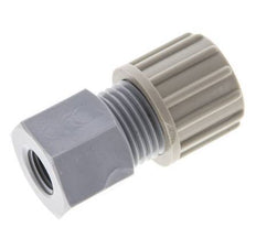 10x8mm & G1/8'' PA Straight Compression Fitting with Female Threads 10 bar