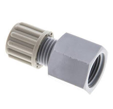 8x6mm & G3/8'' PA Straight Compression Fitting with Female Threads 10 bar