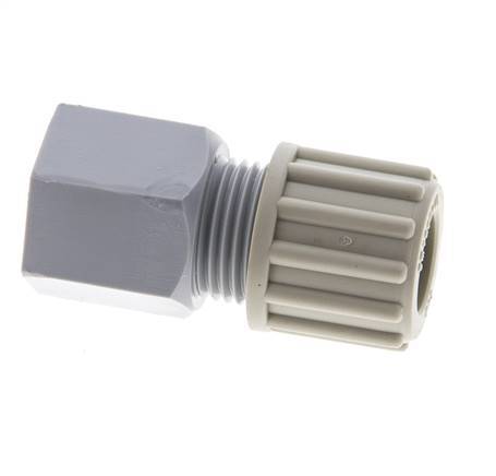 12x10mm & G3/8'' PA Straight Compression Fitting with Female Threads 10 bar