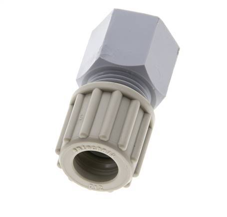 12x10mm & G3/8'' PA Straight Compression Fitting with Female Threads 10 bar