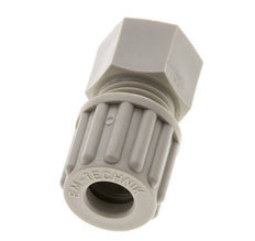 8x6mm & G1/8'' PP Straight Compression Fitting with Female Threads 10 bar