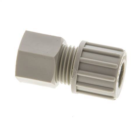10x8mm & G1/8'' PP Straight Compression Fitting with Female Threads 10 bar