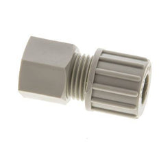 10x8mm & G1/8'' PP Straight Compression Fitting with Female Threads 10 bar