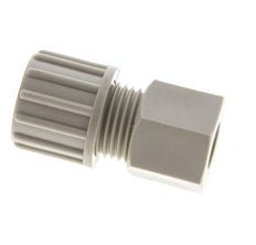 10x8mm & G1/8'' PP Straight Compression Fitting with Female Threads 10 bar