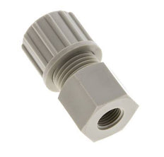 10x8mm & G1/8'' PP Straight Compression Fitting with Female Threads 10 bar