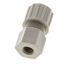 10x8mm & G1/8'' PP Straight Compression Fitting with Female Threads 10 bar