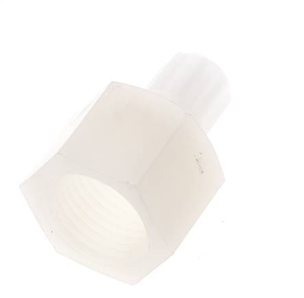 12x10mm & G1/2'' PVDF Straight Compression Fitting with Female Threads 10 bar
