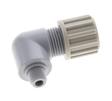 12x9mm & G1/8'' PA Elbow Compression Fitting with Male Threads 10 bar