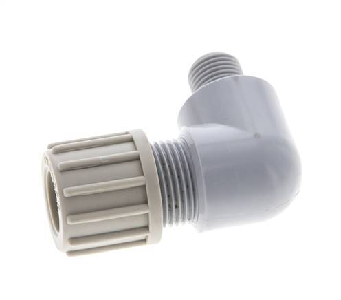 14x12mm & G1/4'' PA Elbow Compression Fitting with Male Threads 10 bar