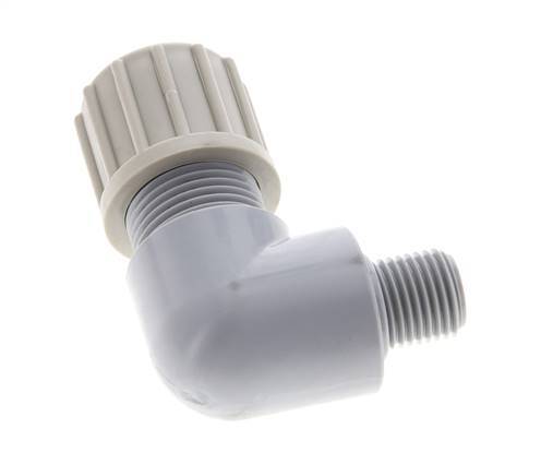 14x12mm & G1/4'' PA Elbow Compression Fitting with Male Threads 10 bar