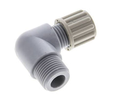 8x6mm & G3/8'' PA Elbow Compression Fitting with Male Threads 10 bar [2 Pieces]
