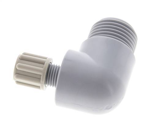 6x4mm & G1/2'' PA Elbow Compression Fitting with Male Threads 10 bar [2 Pieces]
