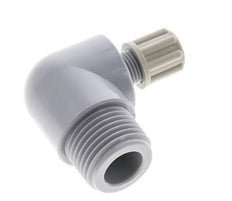 6x4mm & G1/2'' PA Elbow Compression Fitting with Male Threads 10 bar [2 Pieces]
