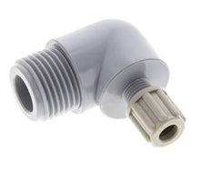 6x4mm & G1/2'' PA Elbow Compression Fitting with Male Threads 10 bar [2 Pieces]