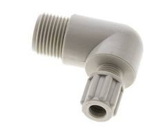6x4mm & G3/8'' PP Elbow Compression Fitting with Male Threads 10 bar