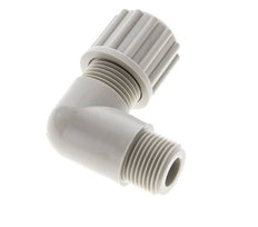 12x9mm & G3/8'' PP Elbow Compression Fitting with Male Threads 10 bar