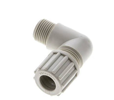 12x9mm & G3/8'' PP Elbow Compression Fitting with Male Threads 10 bar