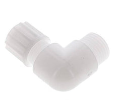 12x10mm & G1/2'' PVDF Elbow Compression Fitting with Male Threads 10 bar