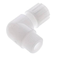 12x10mm & G1/2'' PVDF Elbow Compression Fitting with Male Threads 10 bar
