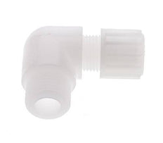 12x10mm & G1/2'' PVDF Elbow Compression Fitting with Male Threads 10 bar