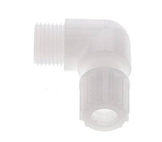 12x10mm & G1/2'' PVDF Elbow Compression Fitting with Male Threads 10 bar