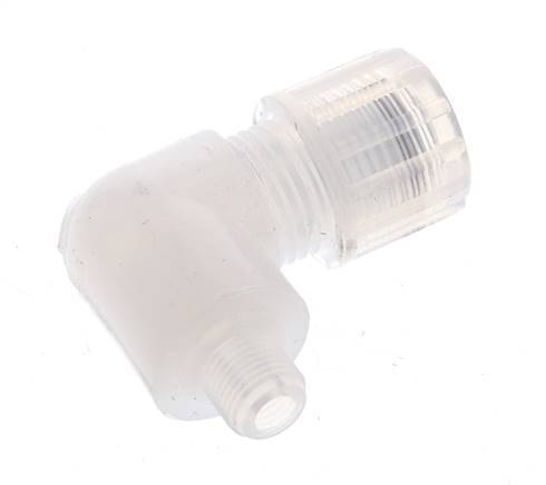 10x8mm & G1/8'' PFA Elbow Cutting Fitting with Male Threads 10 bar