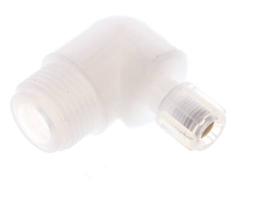 6x4mm & G1/2'' PFA Elbow Cutting Fitting with Male Threads 10 bar