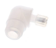 6x4mm & G1/2'' PFA Elbow Cutting Fitting with Male Threads 10 bar