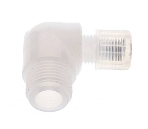 8x6mm & G1/2'' PFA Elbow Cutting Fitting with Male Threads 10 bar