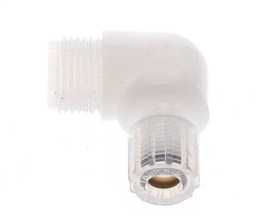 8x6mm & G1/2'' PFA Elbow Cutting Fitting with Male Threads 10 bar