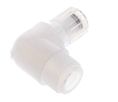 8x6mm & G1/2'' PFA Elbow Cutting Fitting with Male Threads 10 bar