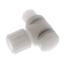 Accesorio de compresión codo 12x10mm & G3/8'' PVDF con rosca macho con perno banjo 10 bar