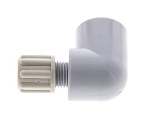 6x4mm & G1/4'' PA Elbow Compression Fitting with Female Threads 10 bar [2 Pieces]