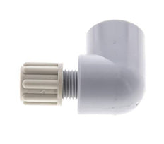6x4mm & G1/4'' PA Elbow Compression Fitting with Female Threads 10 bar [2 Pieces]