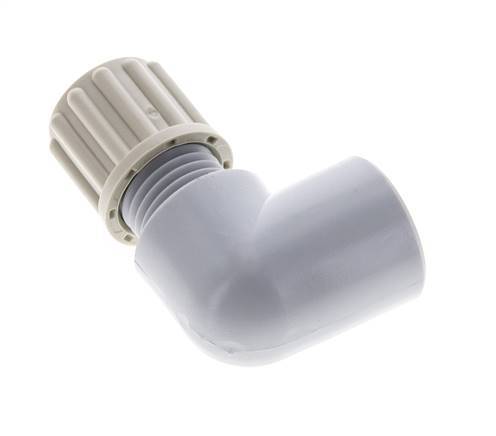 8x6mm & G1/4'' PA Elbow Compression Fitting with Female Threads 10 bar [2 Pieces]