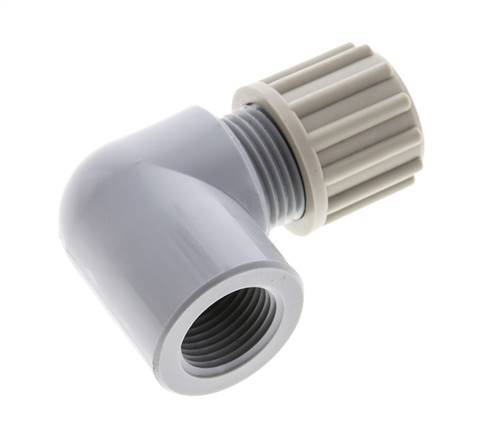 12x10mm & G3/8'' PA Elbow Compression Fitting with Female Threads 10 bar
