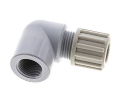 12x10mm & G3/8'' PA Elbow Compression Fitting with Female Threads 10 bar
