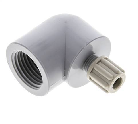 6x4mm & G1/2'' PA Elbow Compression Fitting with Female Threads 10 bar