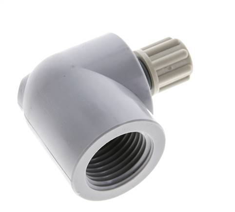 6x4mm & G1/2'' PA Elbow Compression Fitting with Female Threads 10 bar