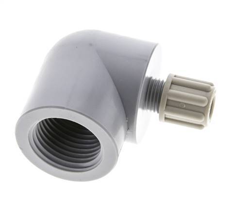 6x4mm & G1/2'' PA Elbow Compression Fitting with Female Threads 10 bar