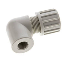 14x12mm & G1/4'' PP Elbow Compression Fitting with Female Threads 10 bar