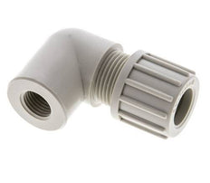 14x12mm & G1/4'' PP Elbow Compression Fitting with Female Threads 10 bar