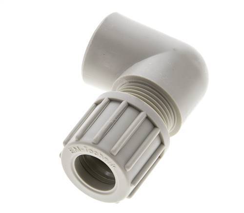 14x12mm & G1/4'' PP Elbow Compression Fitting with Female Threads 10 bar
