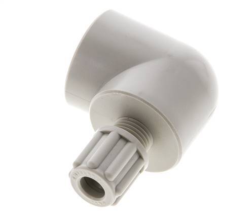 6x4mm & G3/8'' PP Elbow Compression Fitting with Female Threads 10 bar