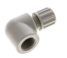 8x6mm & G3/8'' PP Elbow Compression Fitting with Female Threads 10 bar