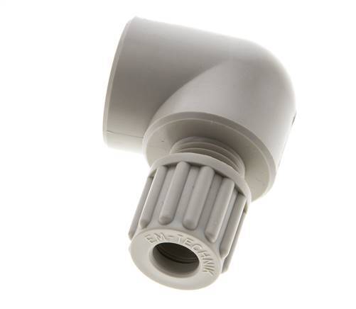 8x6mm & G3/8'' PP Elbow Compression Fitting with Female Threads 10 bar